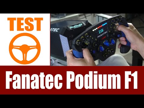 Test: Fanatec Podium Racing Wheel F1 Direct Drive PS4 &amp; PS5 kompatibel (Setup &amp; Praxis)